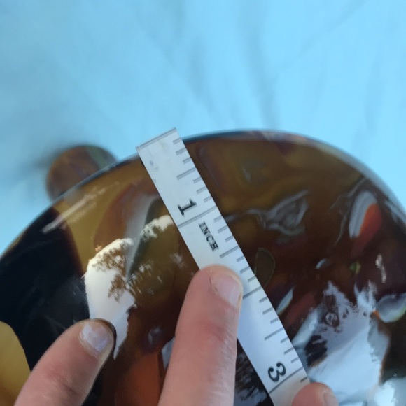 Mcm Vintage High Gloss Glass Vase - Picture 11 of 17